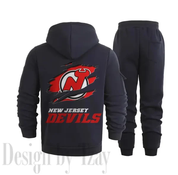New Jersey Devils Sports Tracksuit Jogging Men's Clothing Casual for Men Daily Style 2025 SPTSTJM015 - Image 6