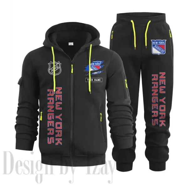 New York Rangers Sports Tracksuit Jogging Men's Clothing Casual for Men Daily Style 2025 SPTSTJM017