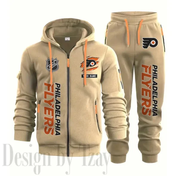 Philadelphia Flyers Sports Tracksuit Jogging Men's Clothing Casual for Men Daily Style 2025 SPTSTJM019