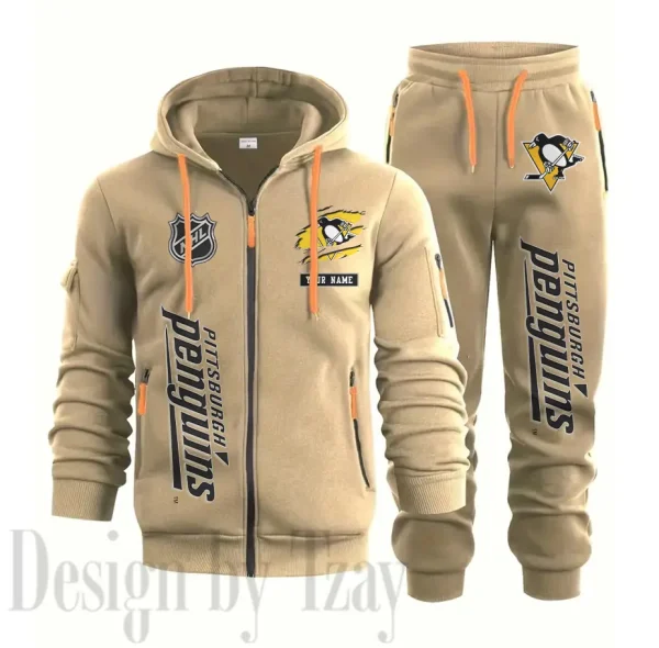 Pittsburgh Penguins Sports Tracksuit Jogging Men's Clothing Casual for Men Daily Style 2025 SPTSTJM020