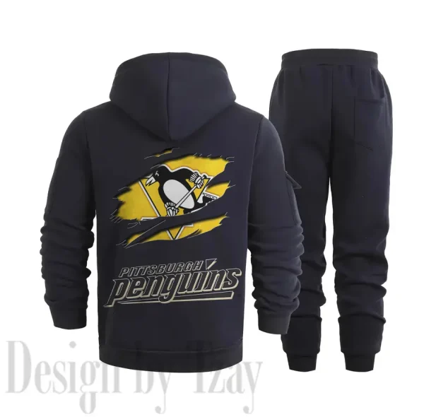 Pittsburgh Penguins Sports Tracksuit Jogging Men's Clothing Casual for Men Daily Style 2025 SPTSTJM020 - Image 4