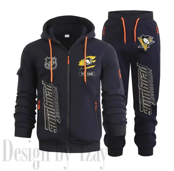 Pittsburgh Penguins Sports Tracksuit Jogging Men's Clothing Casual for Men Daily Style 2025 SPTSTJM020 - Image 3
