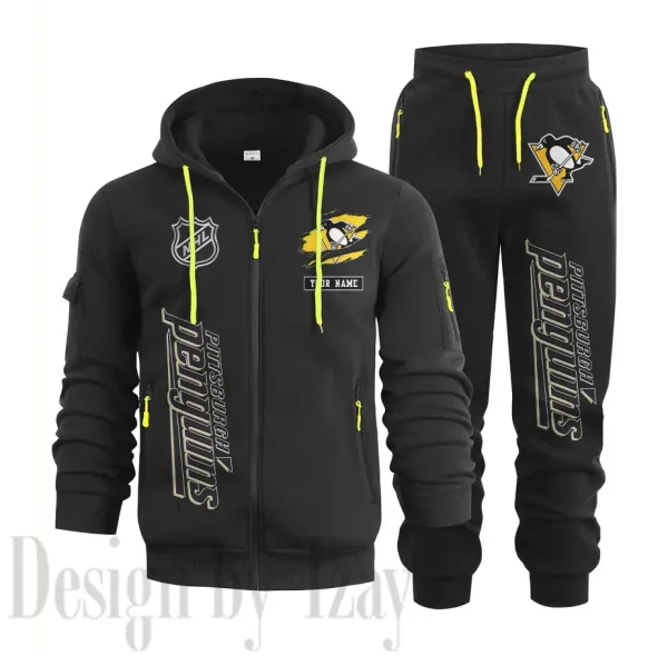 Pittsburgh Penguins Sports Tracksuit Jogging Men's Clothing Casual for Men Daily Style 2025 SPTSTJM020 - Image 7