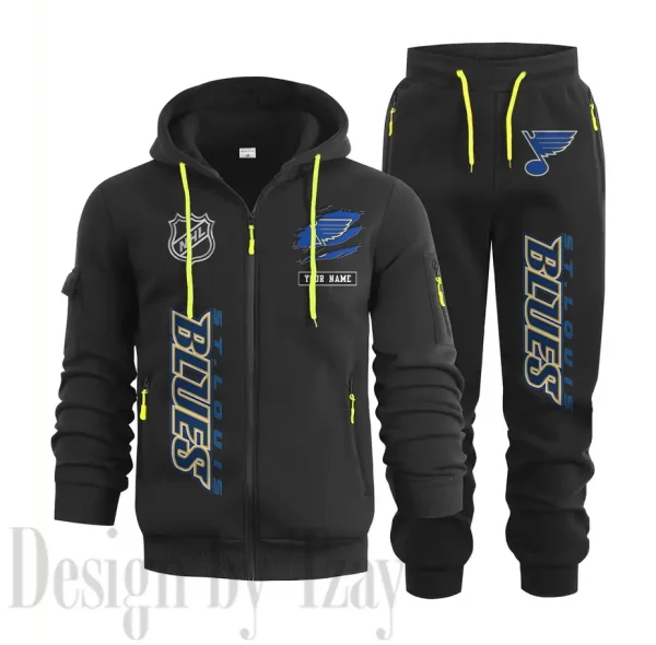 St. Louis Blues Sports Tracksuit Jogging Men's Clothing Casual for Men Daily Style 2025 SPTSTJM023