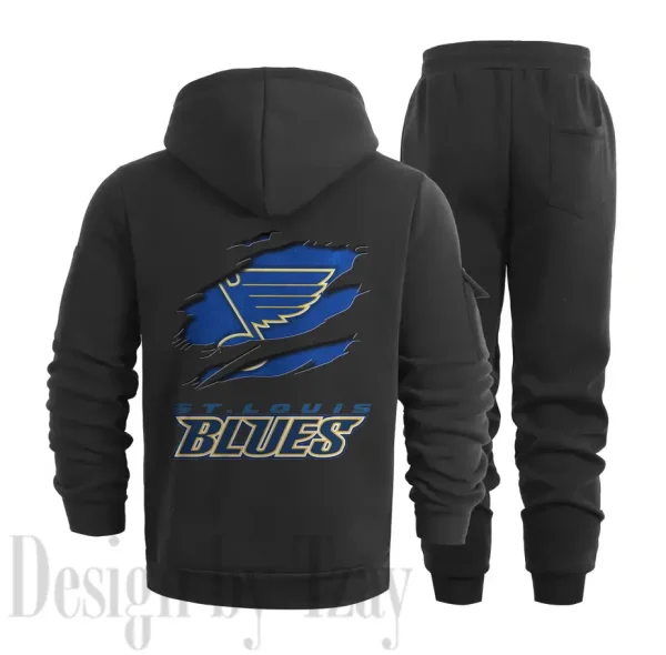 St. Louis Blues Sports Tracksuit Jogging Men's Clothing Casual for Men Daily Style 2025 SPTSTJM023 - Image 2