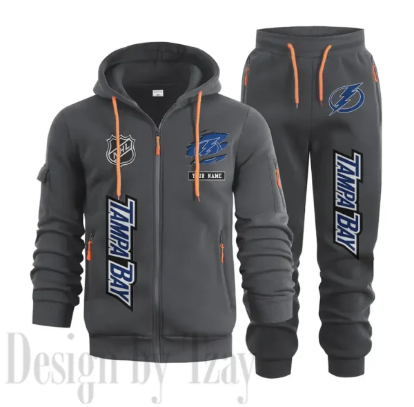 Tampa Bay Lightning Sports Tracksuit Jogging Men's Clothing Casual for Men Daily Style 2025 SPTSTJM024