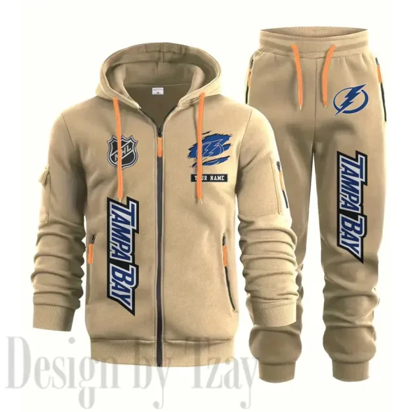 Tampa Bay Lightning Sports Tracksuit Jogging Men's Clothing Casual for Men Daily Style 2025 SPTSTJM024 - Image 7