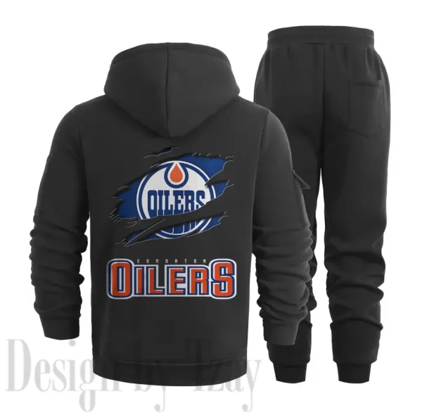 Edmonton Oilers Sports Tracksuit Jogging Men's Clothing Casual for Men Daily Style 2025 SPTSTJM031 - Image 2