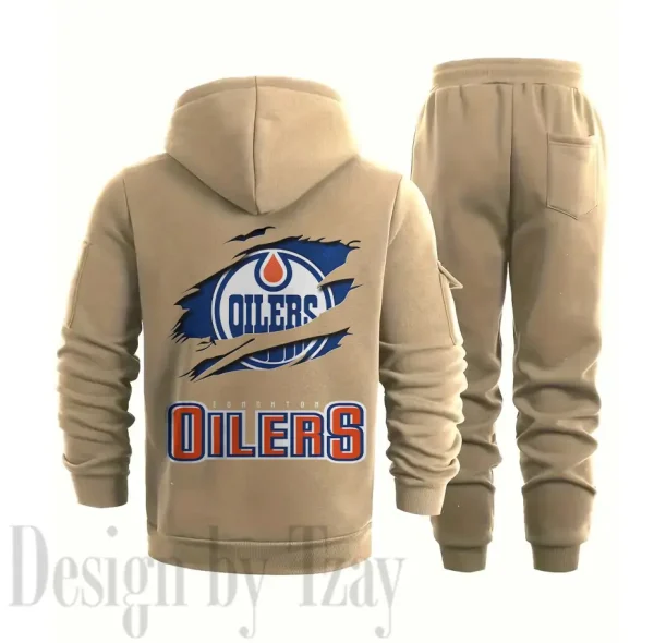 Edmonton Oilers Sports Tracksuit Jogging Men's Clothing Casual for Men Daily Style 2025 SPTSTJM031 - Image 6