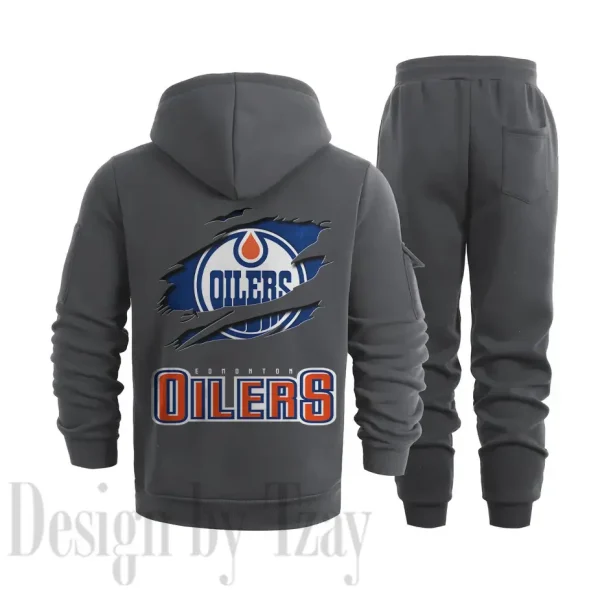 Edmonton Oilers Sports Tracksuit Jogging Men's Clothing Casual for Men Daily Style 2025 SPTSTJM031 - Image 8