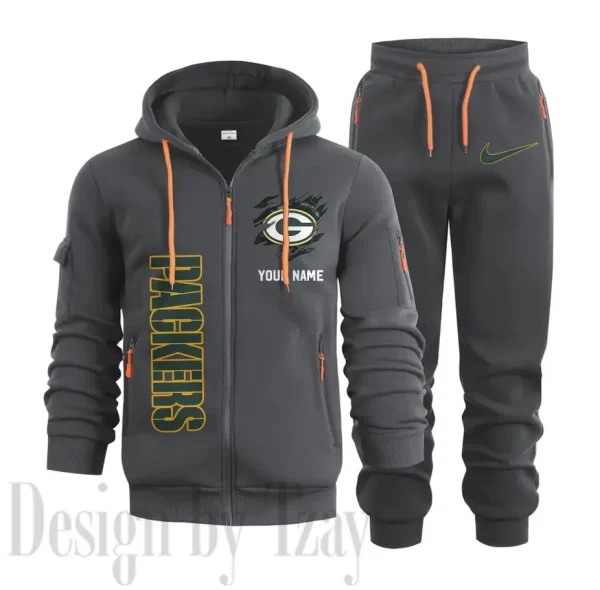 Green Bay Packers Sports Tracksuit Jogging Men's Clothing Casual for Men Daily Style 2025 SPTSTJM044