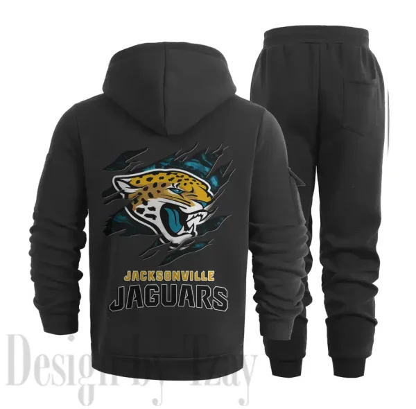 Jacksonville Jaguars Sports Tracksuit Jogging Men's Clothing Casual for Men Daily Style 2025 SPTSTJM047 - Image 4
