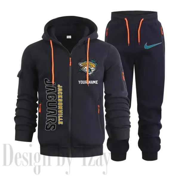 Jacksonville Jaguars Sports Tracksuit Jogging Men's Clothing Casual for Men Daily Style 2025 SPTSTJM047 - Image 5