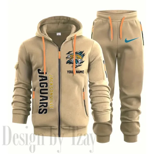 Jacksonville Jaguars Sports Tracksuit Jogging Men's Clothing Casual for Men Daily Style 2025 SPTSTJM047 - Image 7