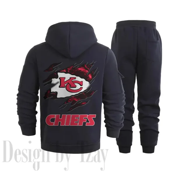 Kansas City Chiefs Sports Tracksuit Jogging Men's Clothing Casual for Men Daily Style 2025 SPTSTJM048 - Image 6