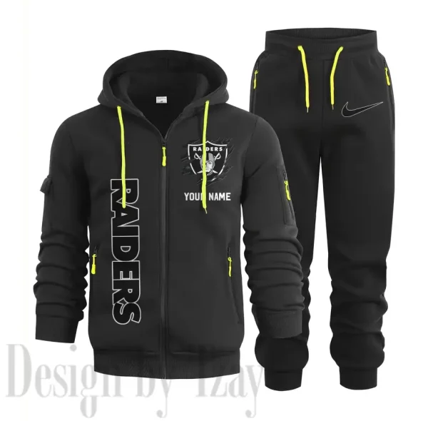 Las Vegas Raiders Sports Tracksuit Jogging Men's Clothing Casual for Men Daily Style 2025 SPTSTJM049