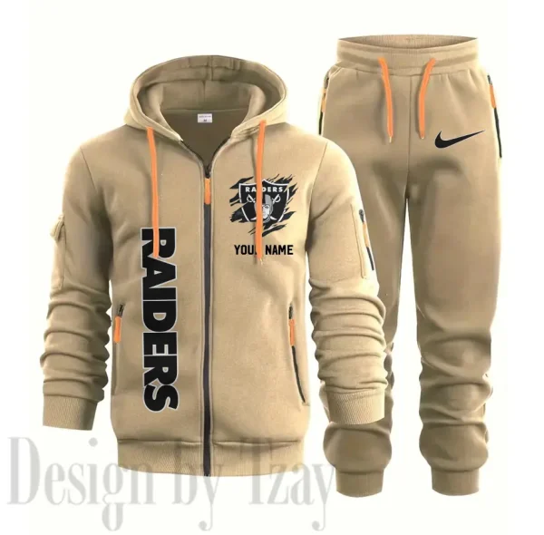 Las Vegas Raiders Sports Tracksuit Jogging Men's Clothing Casual for Men Daily Style 2025 SPTSTJM049 - Image 3
