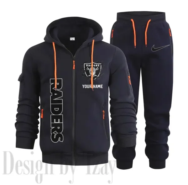 Las Vegas Raiders Sports Tracksuit Jogging Men's Clothing Casual for Men Daily Style 2025 SPTSTJM049 - Image 5