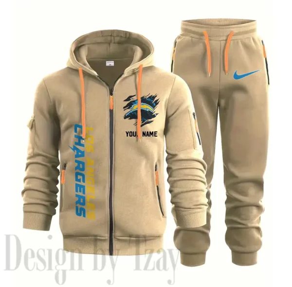 Los Angeles Chargers Sports Tracksuit Jogging Men's Clothing Casual for Men Daily Style 2025 SPTSTJM050 - Image 3