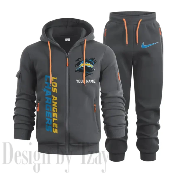 Los Angeles Chargers Sports Tracksuit Jogging Men's Clothing Casual for Men Daily Style 2025 SPTSTJM050