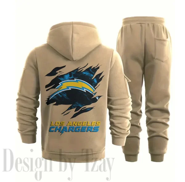 Los Angeles Chargers Sports Tracksuit Jogging Men's Clothing Casual for Men Daily Style 2025 SPTSTJM050 - Image 4