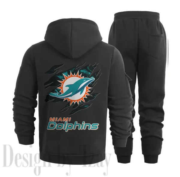 Miami Dolphins Sports Tracksuit Jogging Men's Clothing Casual for Men Daily Style 2025 SPTSTJM052 - Image 2