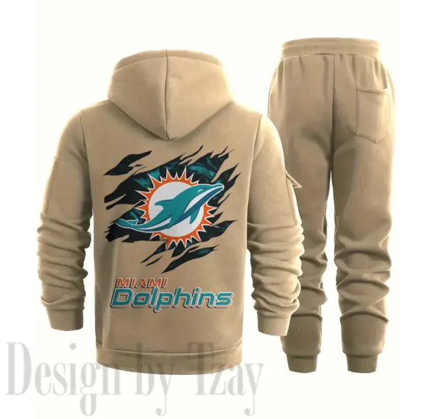 Miami Dolphins Sports Tracksuit Jogging Men's Clothing Casual for Men Daily Style 2025 SPTSTJM052 - Image 6