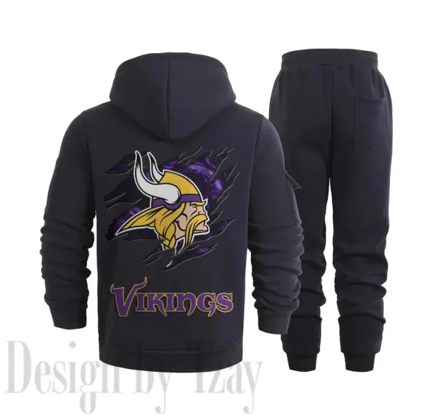 Minnesota Vikings Sports Tracksuit Jogging Men's Clothing Casual for Men Daily Style 2025 SPTSTJM053 - Image 2