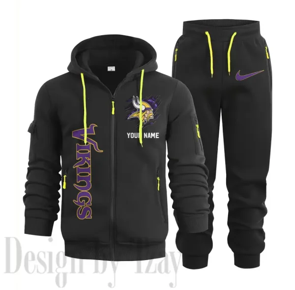 Minnesota Vikings Sports Tracksuit Jogging Men's Clothing Casual for Men Daily Style 2025 SPTSTJM053 - Image 4