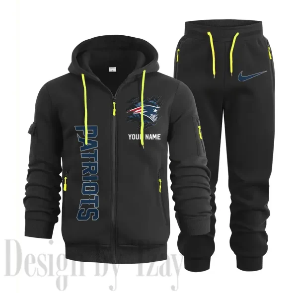 New England Patriots Sports Tracksuit Jogging Men's Clothing Casual for Men Daily Style 2025 SPTSTJM054 - Image 3