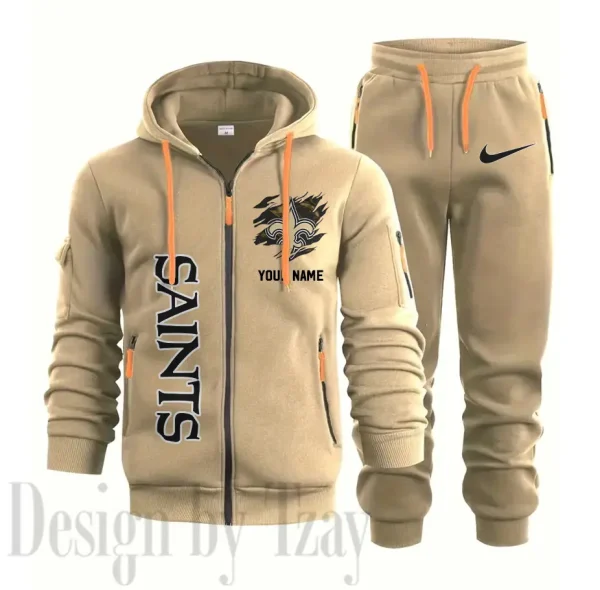New Orleans Saints Sports Tracksuit Jogging Men's Clothing Casual for Men Daily Style 2025 SPTSTJM055