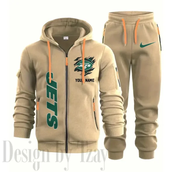 New York Jets Sports Tracksuit Jogging Men's Clothing Casual for Men Daily Style 2025 SPTSTJM057 - Image 3
