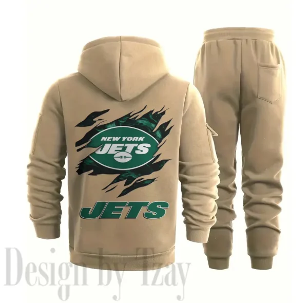 New York Jets Sports Tracksuit Jogging Men's Clothing Casual for Men Daily Style 2025 SPTSTJM057 - Image 4