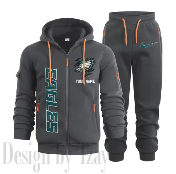 Philadelphia Eagles Sports Tracksuit Jogging Men's Clothing Casual for Men Daily Style 2025 SPTSTJM058