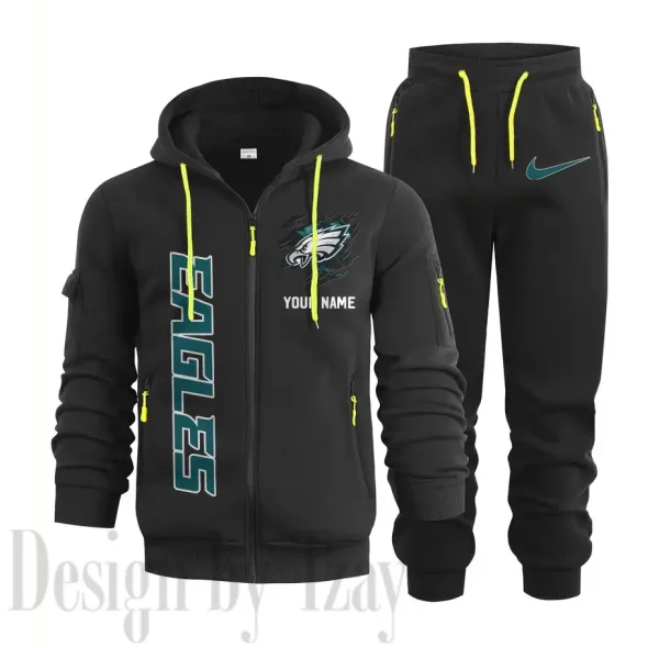 Philadelphia Eagles Sports Tracksuit Jogging Men's Clothing Casual for Men Daily Style 2025 SPTSTJM058 - Image 5