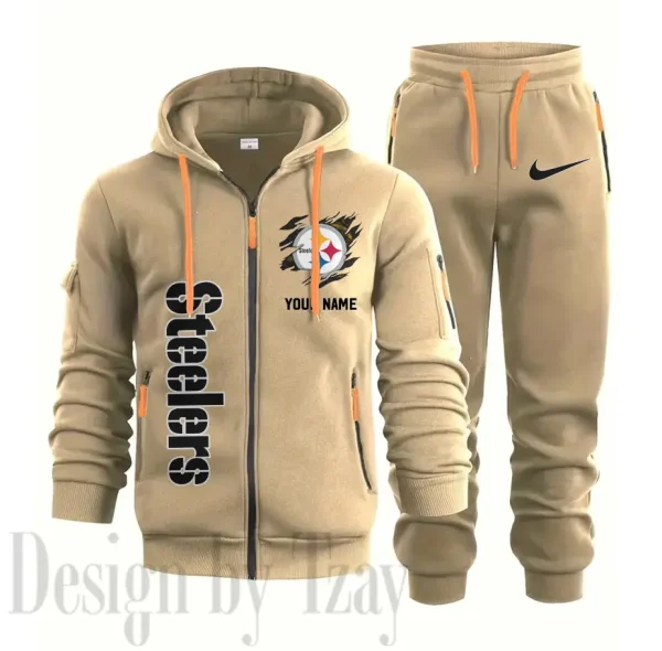 Pittsburgh Steelers Sports Tracksuit Jogging Men's Clothing Casual for Men Daily Style 2025 SPTSTJM059