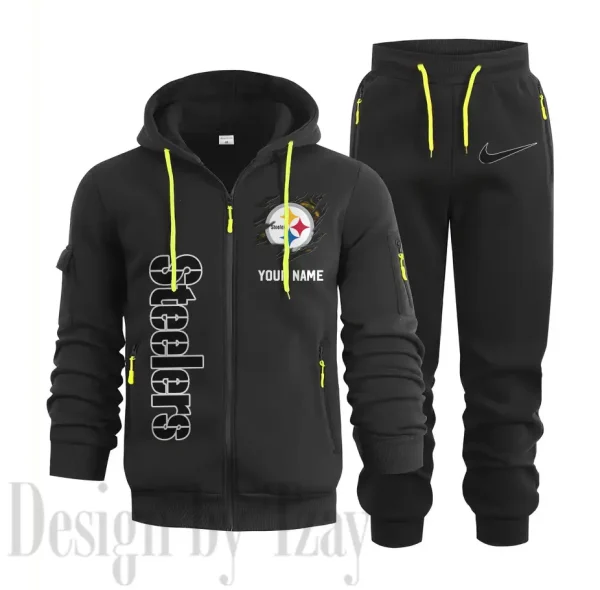 Pittsburgh Steelers Sports Tracksuit Jogging Men's Clothing Casual for Men Daily Style 2025 SPTSTJM059 - Image 3