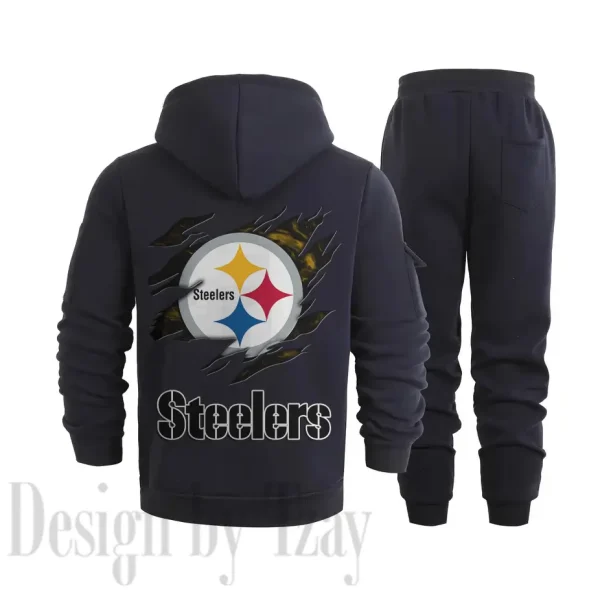 Pittsburgh Steelers Sports Tracksuit Jogging Men's Clothing Casual for Men Daily Style 2025 SPTSTJM059 - Image 6