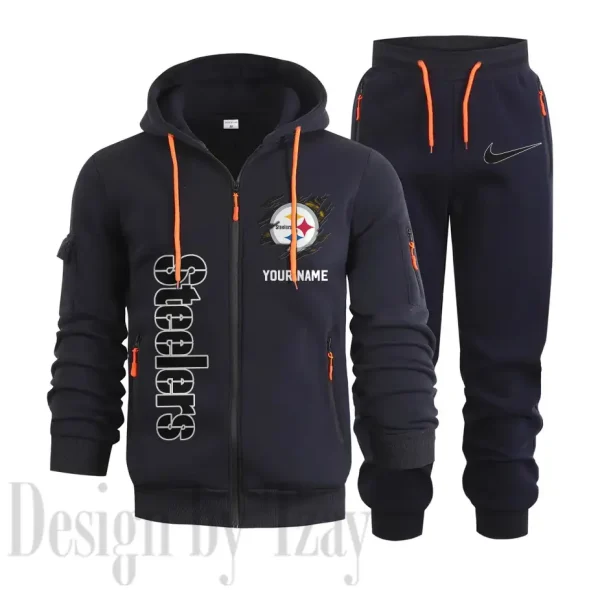 Pittsburgh Steelers Sports Tracksuit Jogging Men's Clothing Casual for Men Daily Style 2025 SPTSTJM059 - Image 5