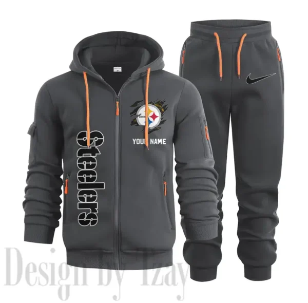 Pittsburgh Steelers Sports Tracksuit Jogging Men's Clothing Casual for Men Daily Style 2025 SPTSTJM059 - Image 7