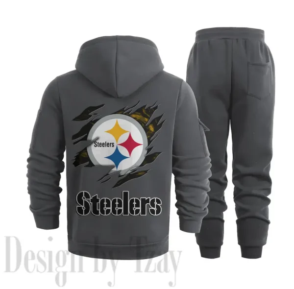 Pittsburgh Steelers Sports Tracksuit Jogging Men's Clothing Casual for Men Daily Style 2025 SPTSTJM059 - Image 8