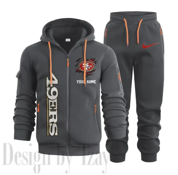 San Francisco 49ers Sports Tracksuit Jogging Men's Clothing Casual for Men Daily Style 2025 SPTSTJM060