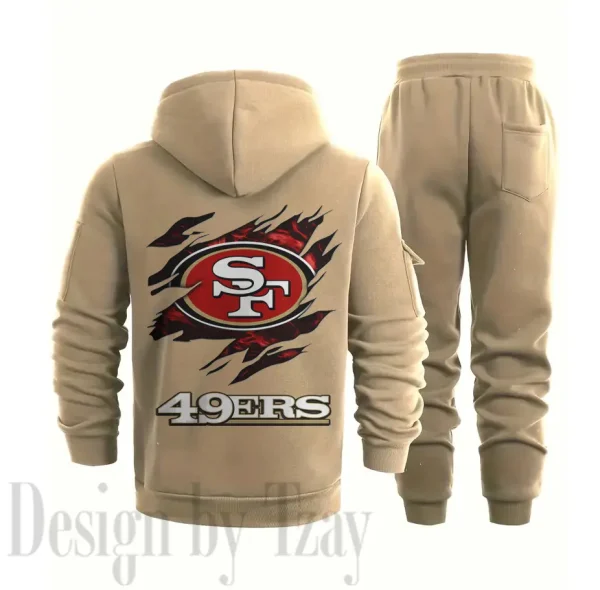 San Francisco 49ers Sports Tracksuit Jogging Men's Clothing Casual for Men Daily Style 2025 SPTSTJM060 - Image 6