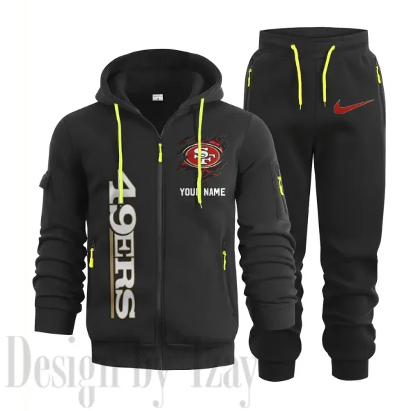 San Francisco 49ers Sports Tracksuit Jogging Men's Clothing Casual for Men Daily Style 2025 SPTSTJM060 - Image 3