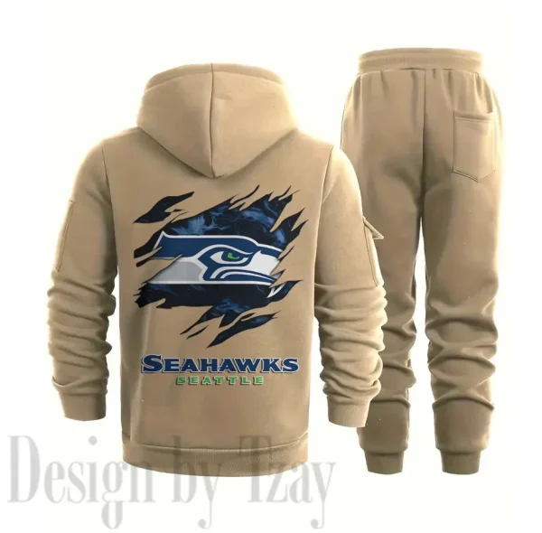 Seattle Seahawks Sports Tracksuit Jogging Men's Clothing Casual for Men Daily Style 2025 SPTSTJM061 - Image 2