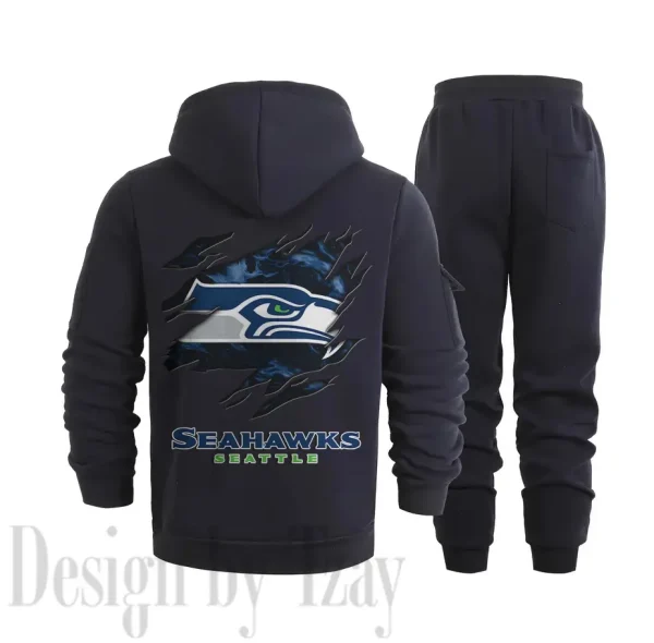 Seattle Seahawks Sports Tracksuit Jogging Men's Clothing Casual for Men Daily Style 2025 SPTSTJM061 - Image 4