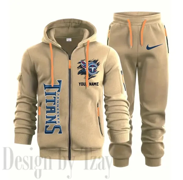 Tennessee Titans Sports Tracksuit Jogging Men's Clothing Casual for Men Daily Style 2025 SPTSTJM063 - Image 7
