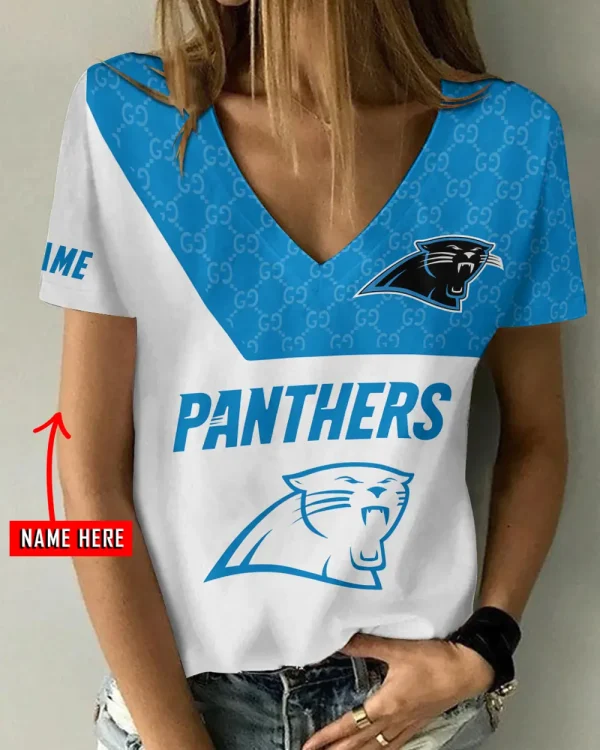 Carolina Panthers Casual V-Neck Female Fashion New Trending 2025 AGCWTS1194