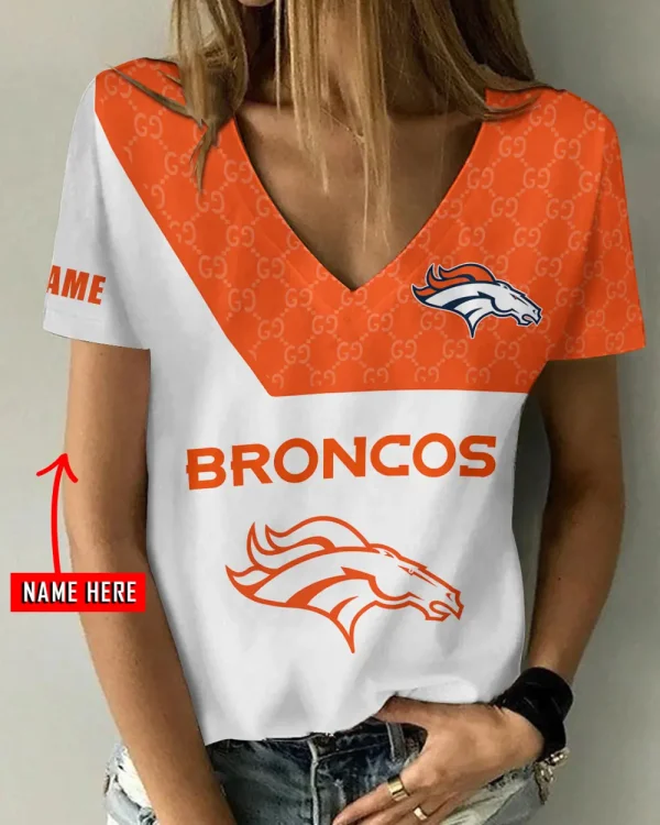Denver Broncos Casual V-Neck Female Fashion New Trending 2025 AGCWTS1199