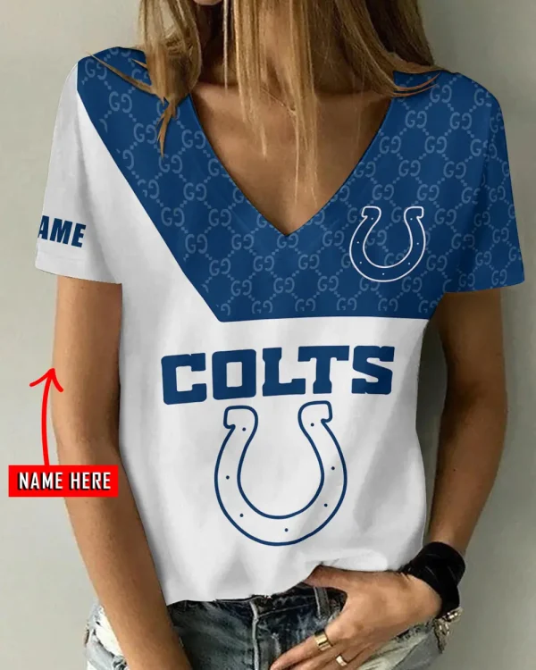 Indianapolis Colts Casual V-Neck Female Fashion New Trending 2025 AGCWTS1203